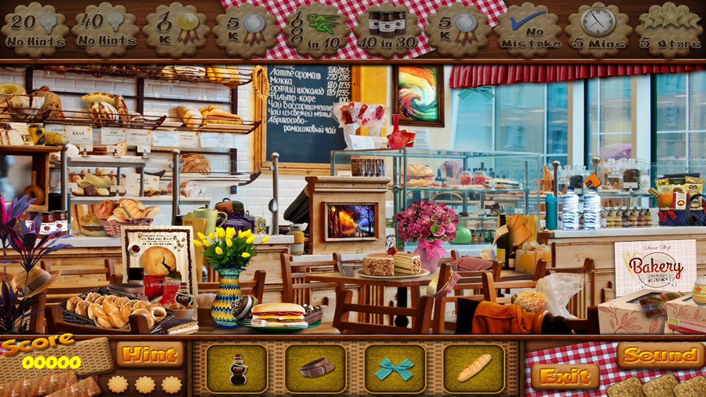 #3. The Bakery - Hidden Object Game (Windows) By: BlueArtStudios
