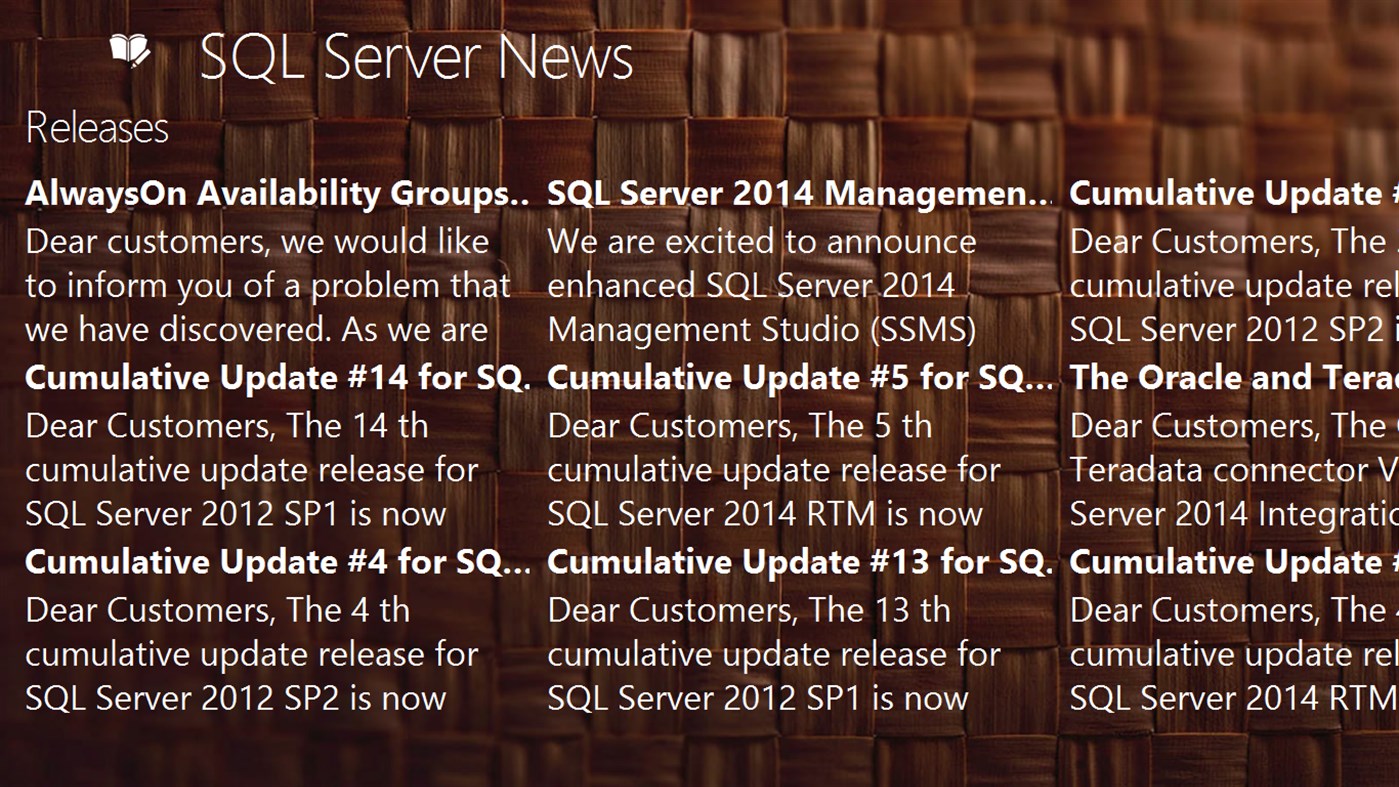 #3. SQL Server News! (Windows) Göre: Ajit Ananthram