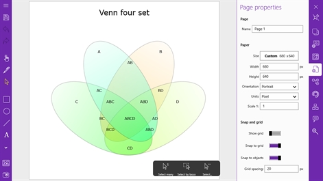 Grapholite - Diagrams, Flow Charts and Floor Plans Designer Screenshot