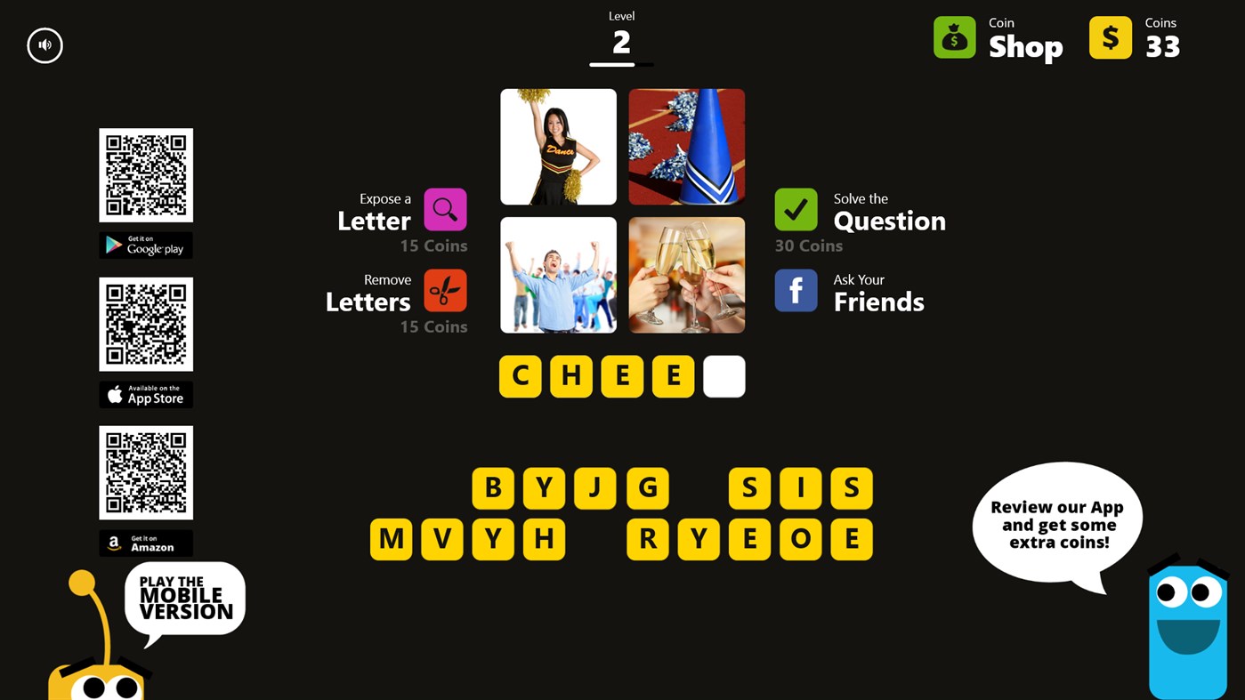 #2. Guess The Word - 4 Pics 1 Word (Windows) 由: Random Logic Games