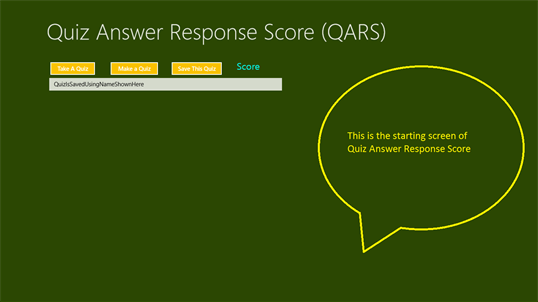 Quiz Answer Response Score screenshot 1