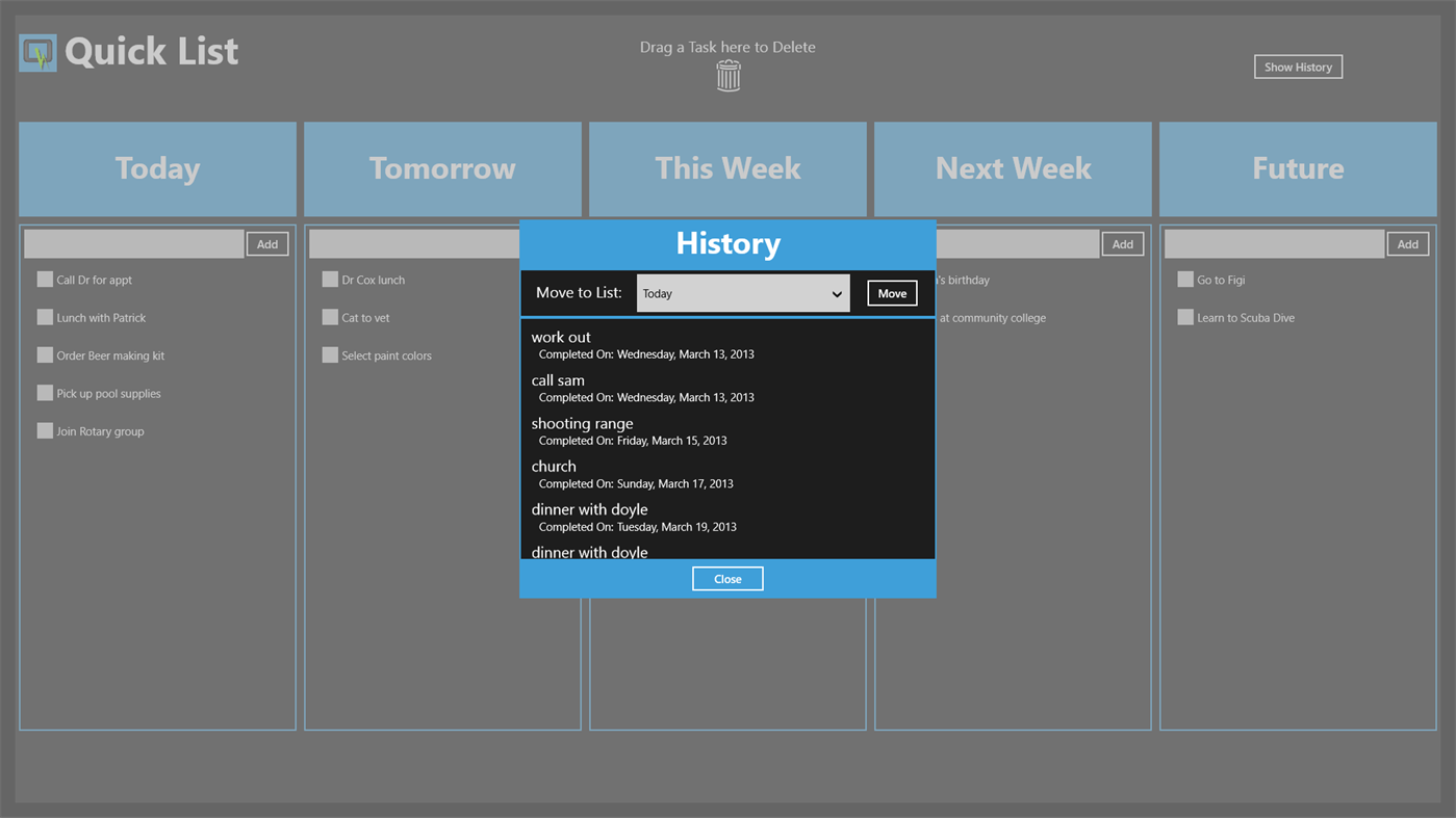 #2. QuickList (Windows) di: Knowitsome Apps