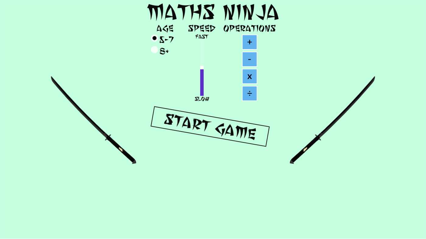 #1. Maths Ninja (Windows) 由: Lachlan