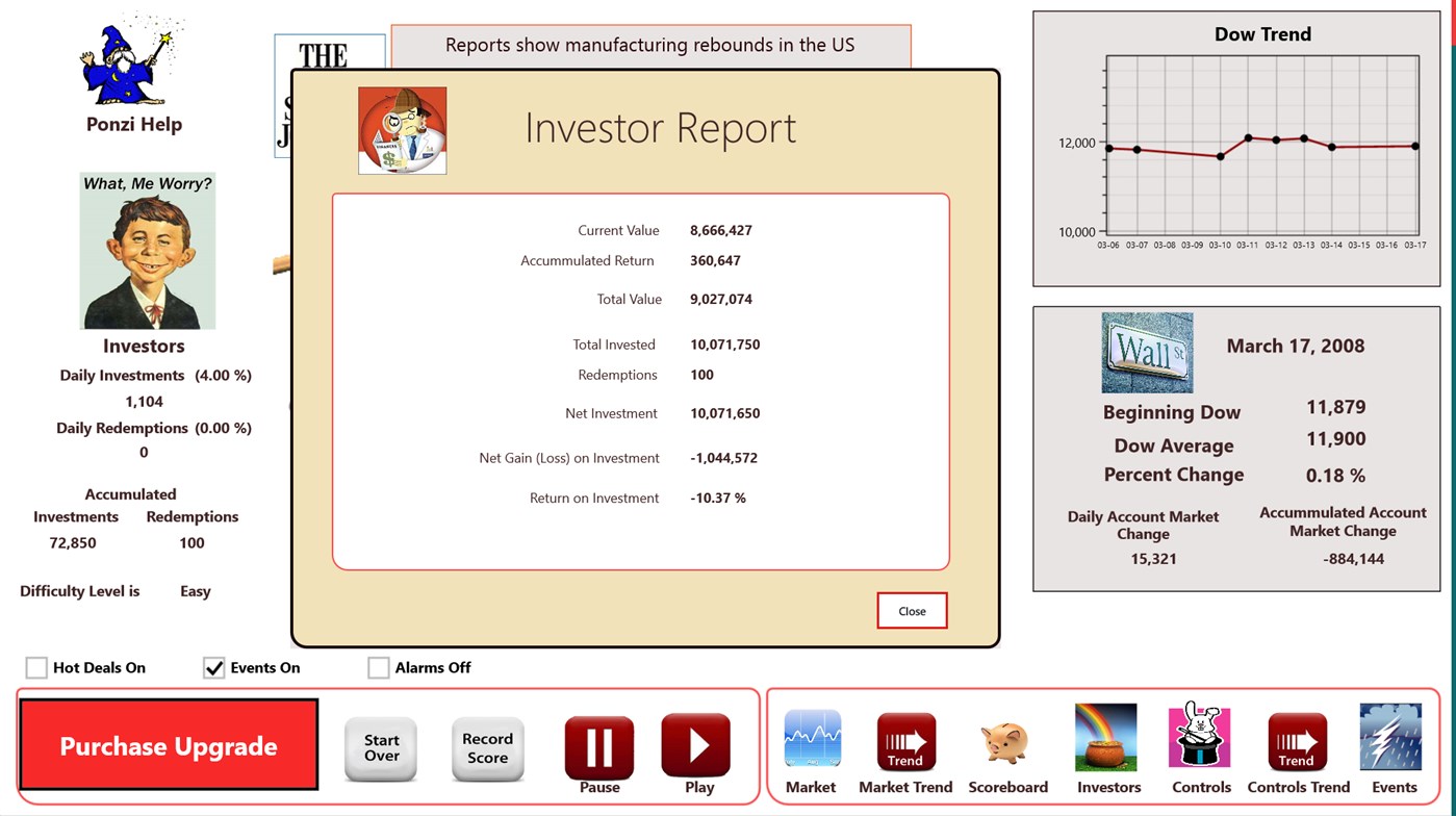 #5. The Ponzi Game (Windows) 由: Openview Publishing LLC
