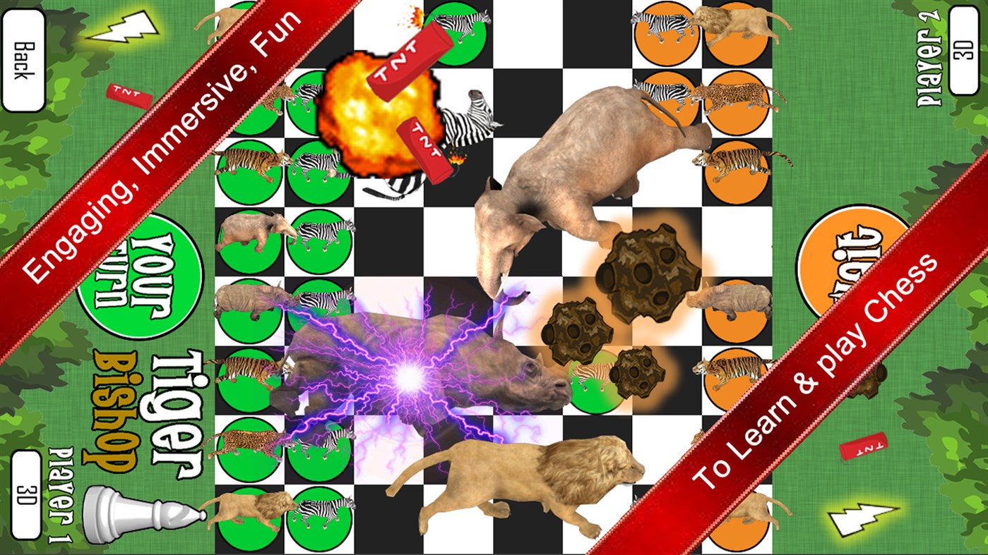 #1. Animal Chess 3D (Windows) بواسطة: The Interactive Studio