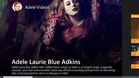 Adele Videos Screenshots 1