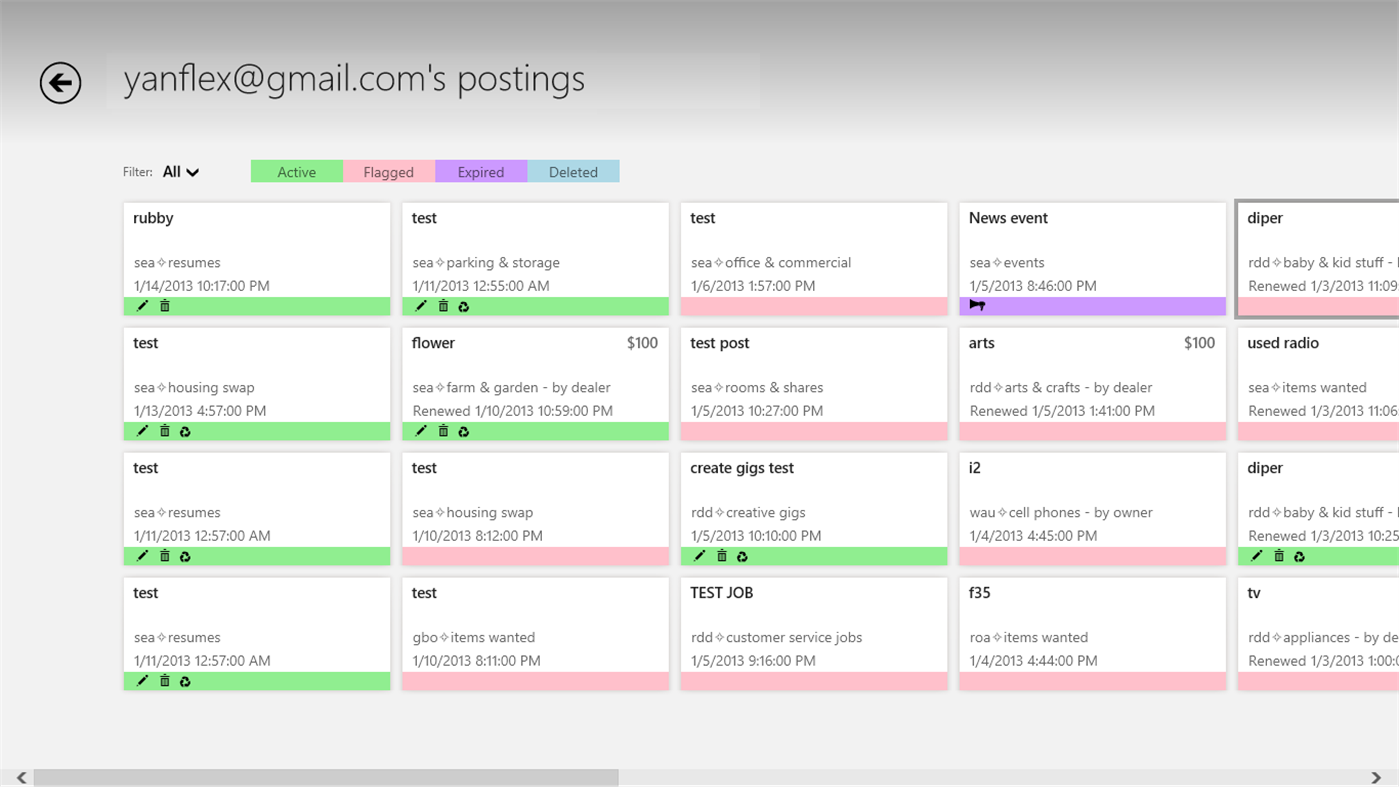 #5. CPlus for Craigslist (Windows) Podle: YanFlex