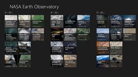 NASA Earth Observatory screenshot 3
