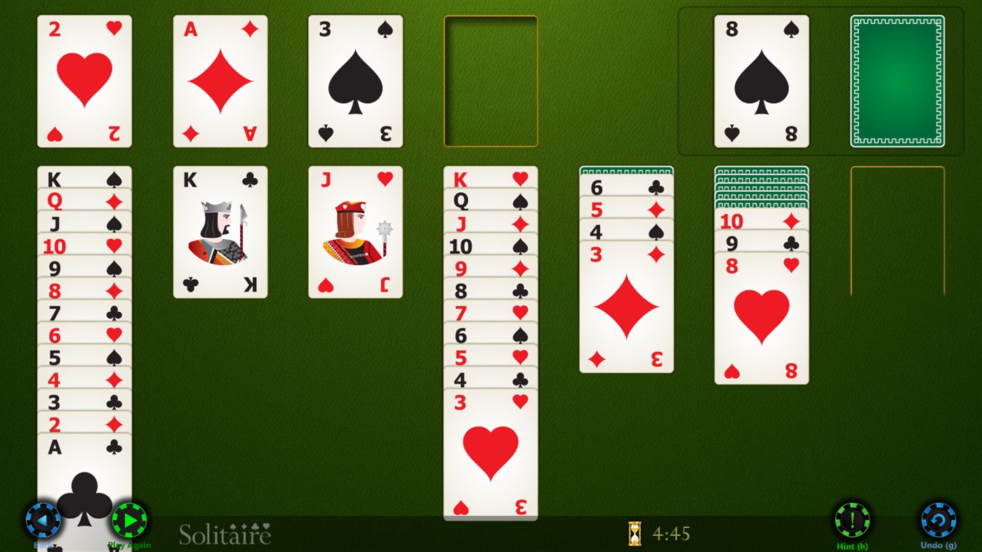 #3. Solitaire HD (Windows) Podle: Bernardo Zamora