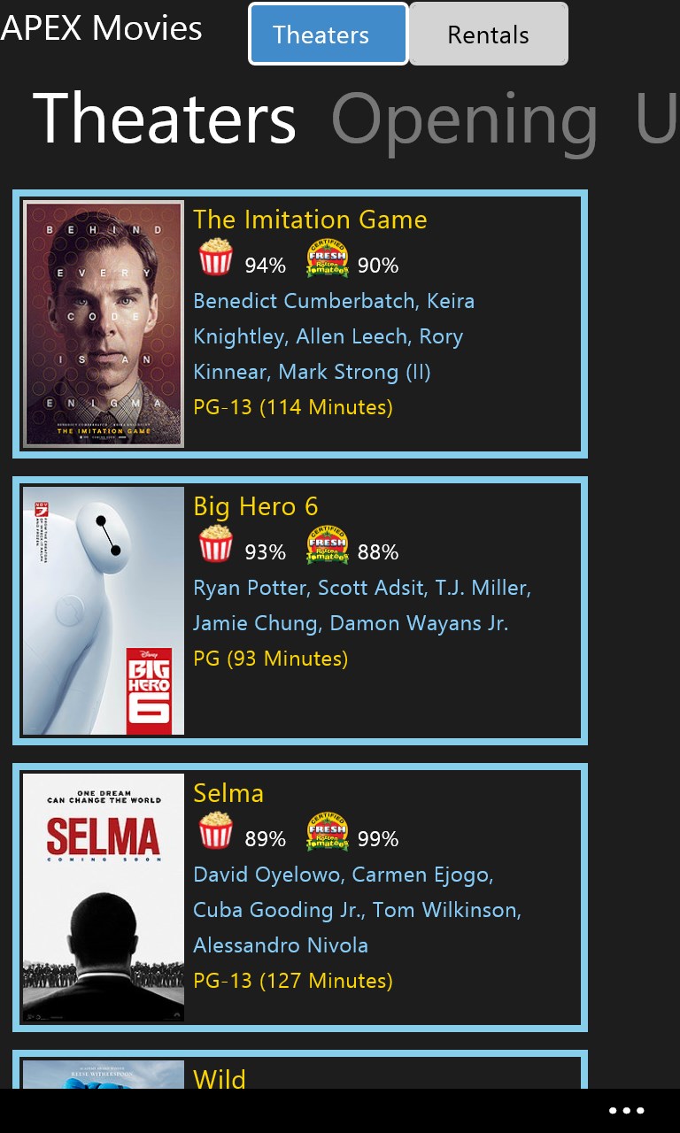 APEX Movies screenshot