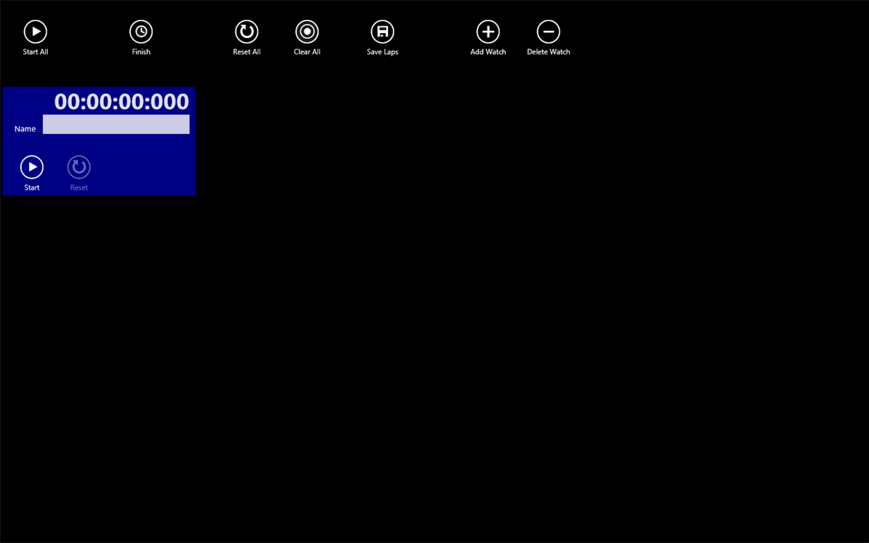 #3. Infinite Stopwatches (Windows) 由: BNR Studios
