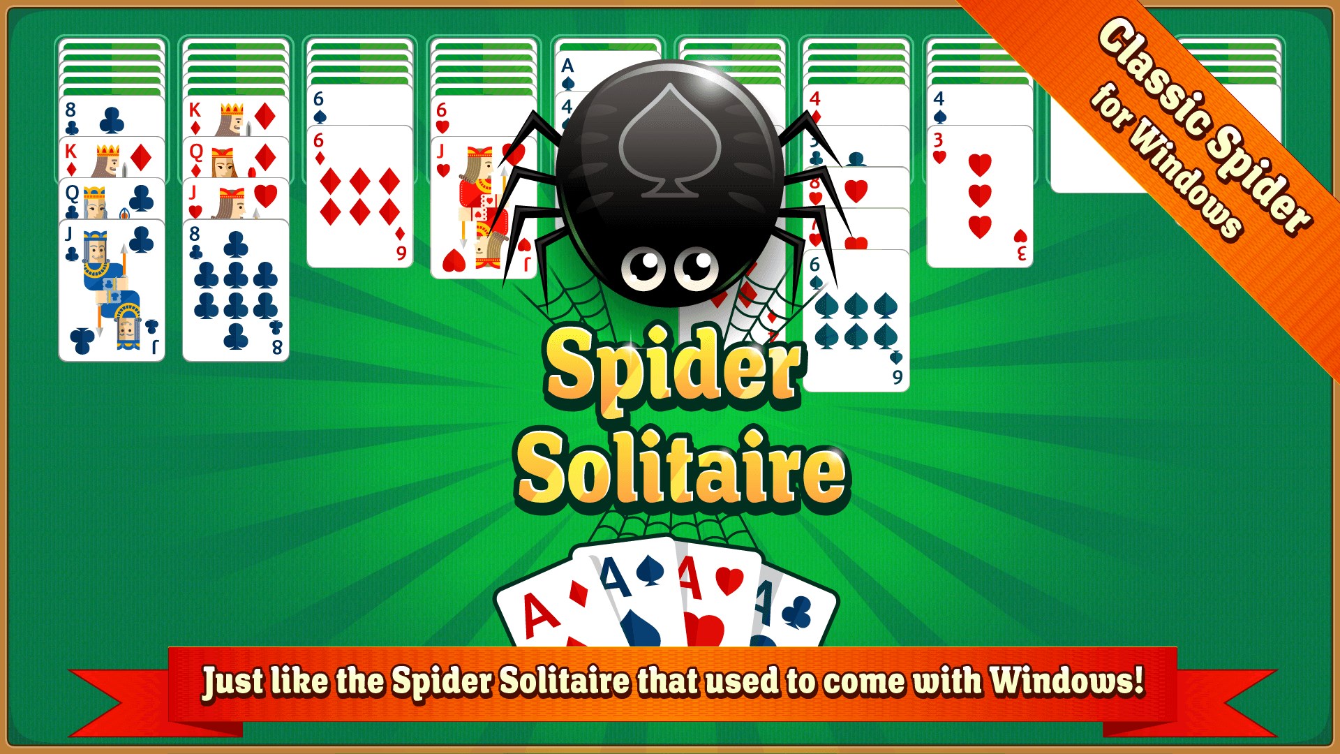 Spider Solitaire Classic. Spider Solitaire four Suits. Пасьянс паук. Пасьянс паук Windows. Настольная игра паук