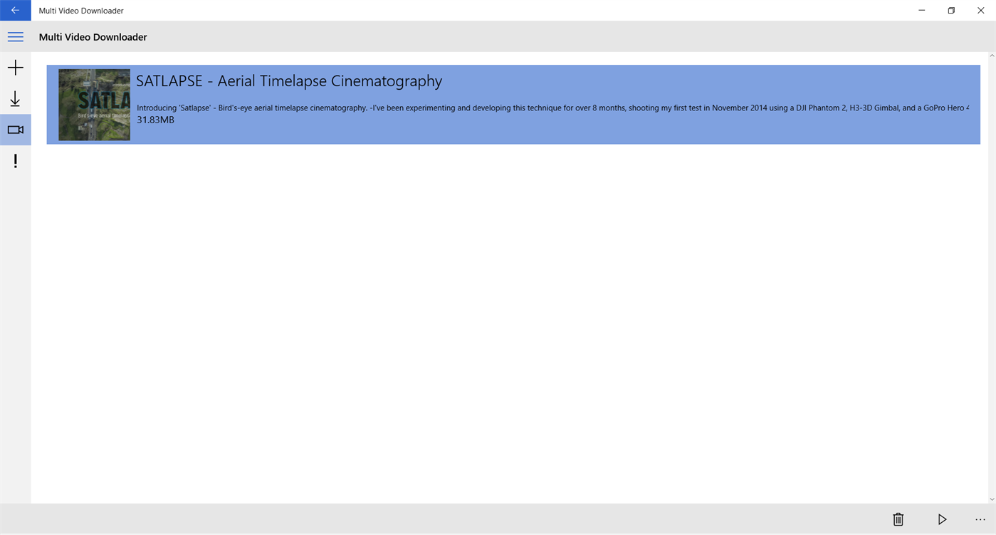 #3. Multi Video Downloader (Windows) 由: Ale46