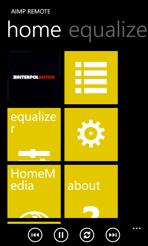 Captura de Pantalla 4 AIMP Remote windows