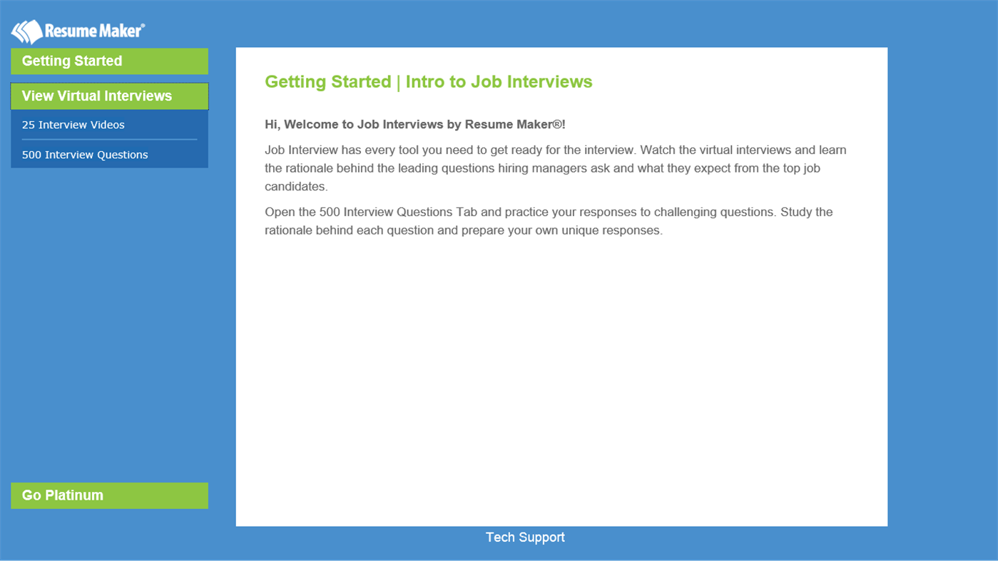 #2. Job Interview by Resume Maker (Windows) بواسطة: Individual Software Inc.