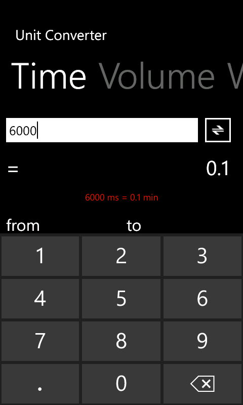 Unit Converter screenshot