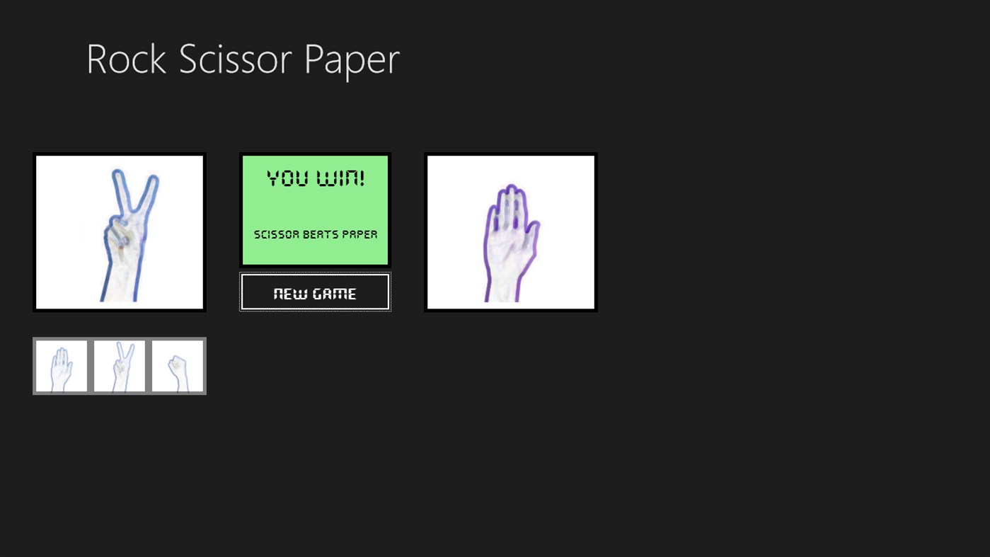#1. Rock Scissor Paper (Windows) Bởi: Krets