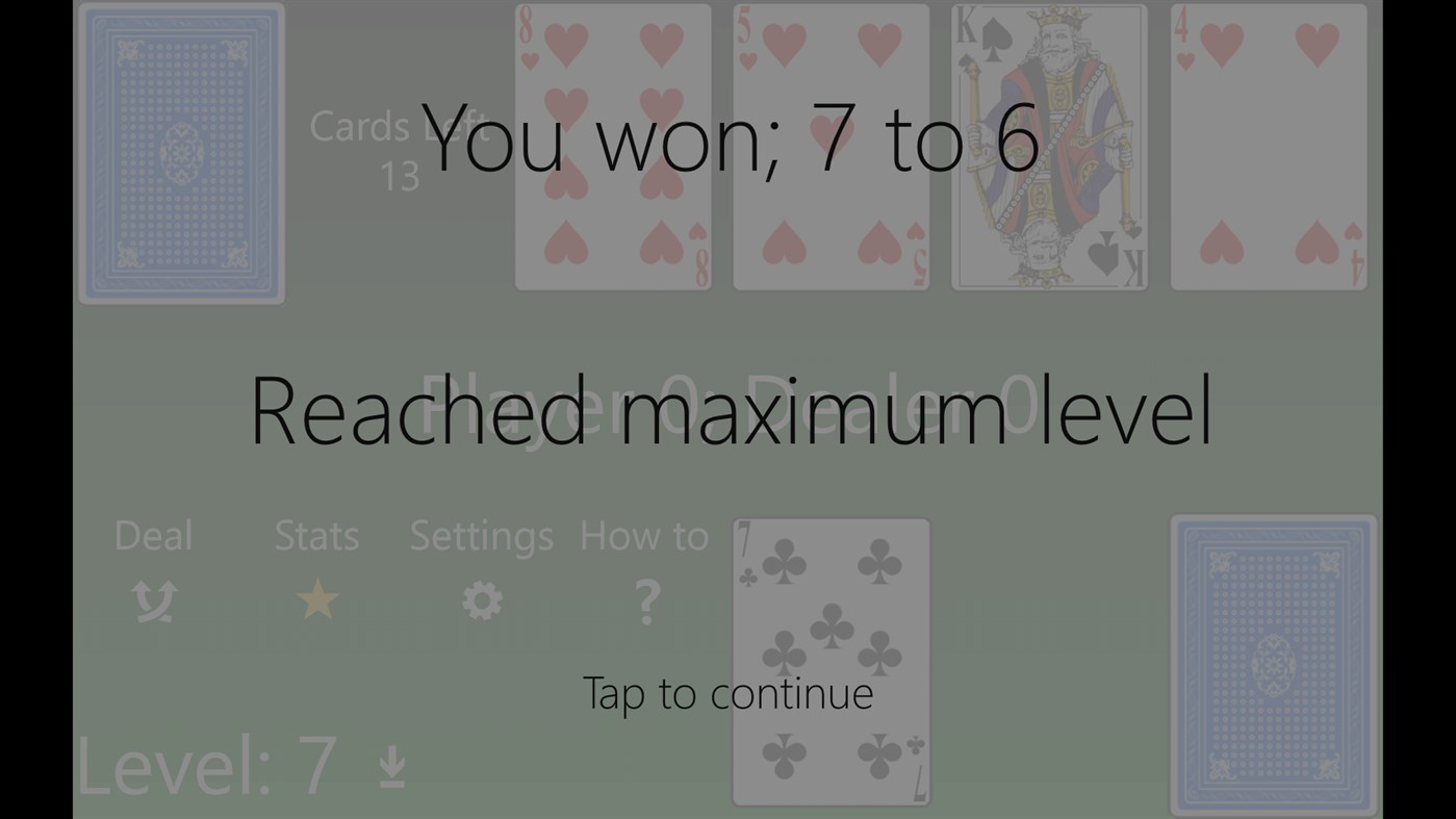 #7. CardGame by WAH (Windows) 由: Bill Holohan