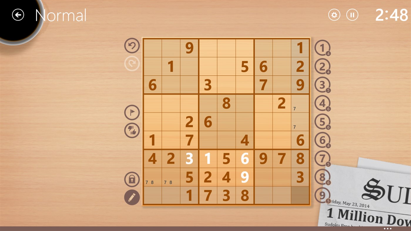 #3. Sudoku Free (Windows) بواسطة: Reflection IT