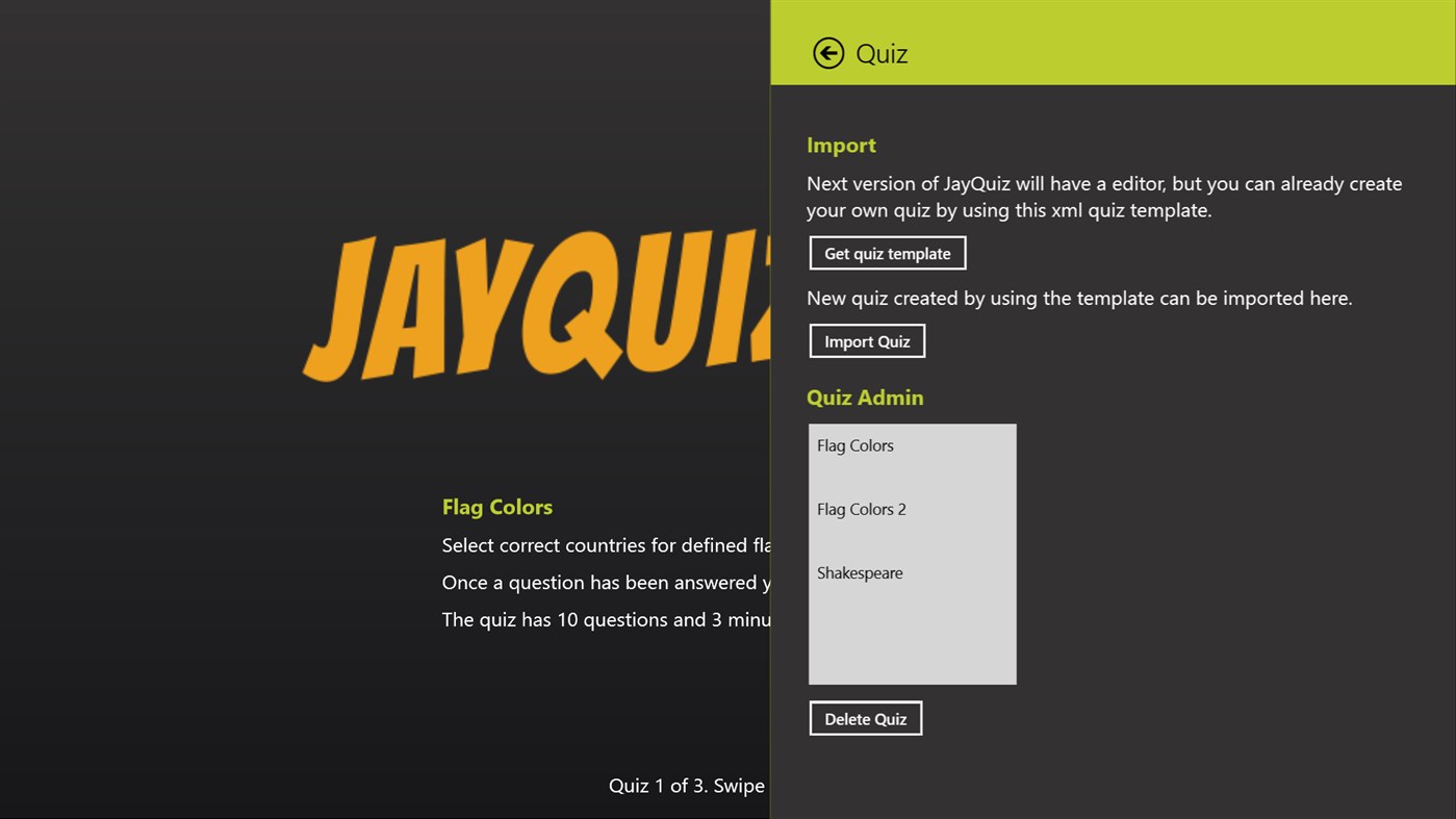 #3. JayQuiz (Windows) 由: JayLabs