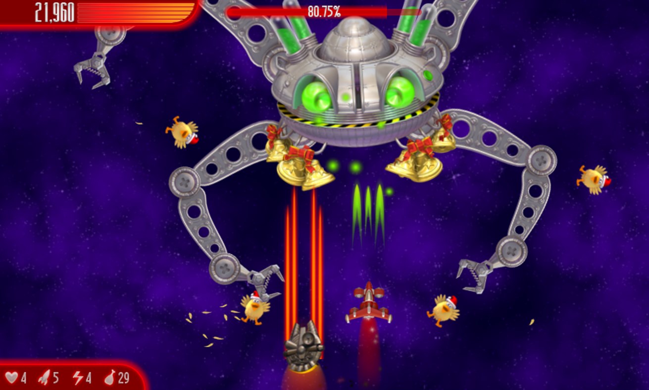 #3. Chicken Invaders 4 Xmas HD (Windows) 由: BETACOM S.A.