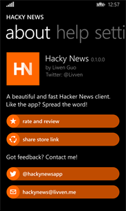 Hacky News screenshot 8