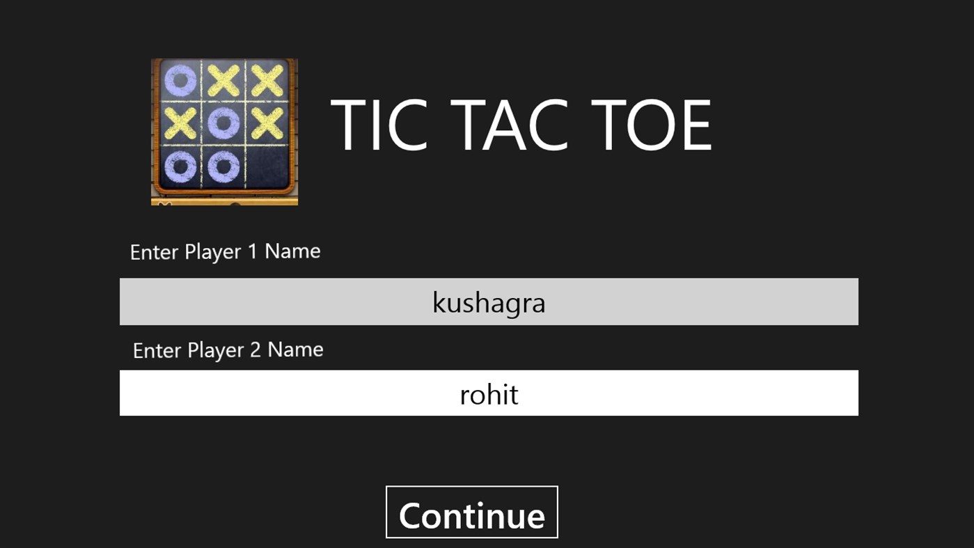 #1. Multiplayer Tic Tac Toe (Windows) di: kushagra jaiswal