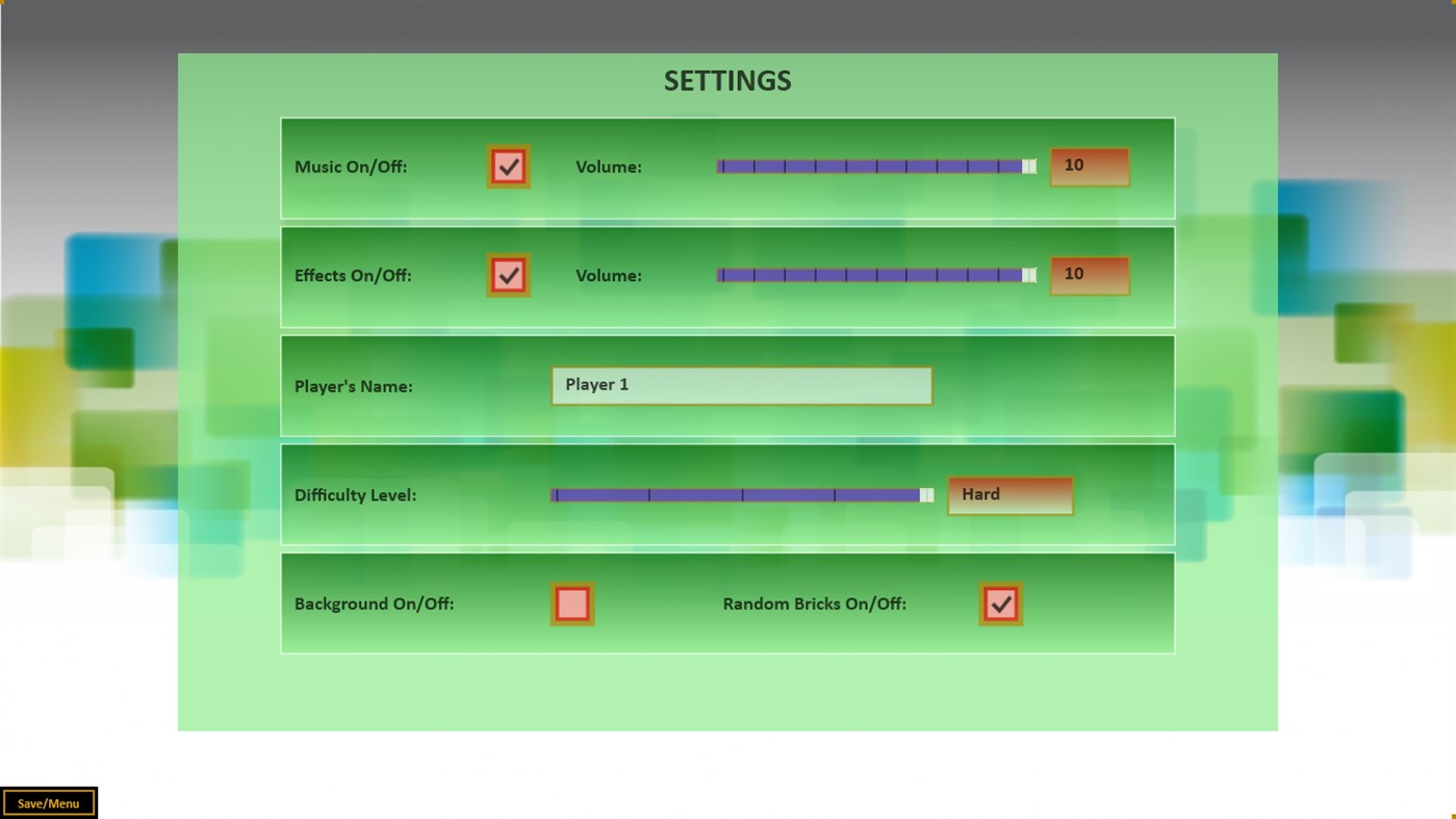 #3. Bricks Colored (Windows) 由: MasoApps