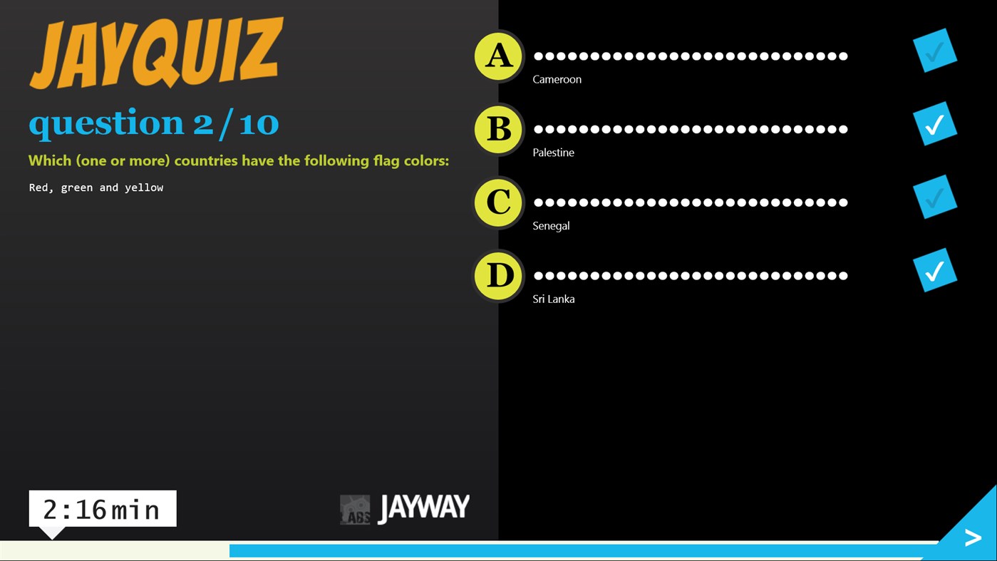 #2. JayQuiz (Windows) 由: JayLabs