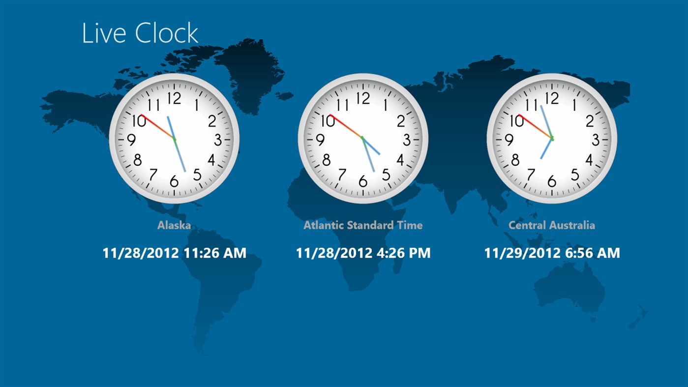 #2. Live Clock (Windows) 由: Pixolini Inc.