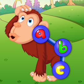 Preschool ABC Zoo Animal Connect the Dot Puzzles - teaches numbers letters and shapes suitable for toddlers and young children
