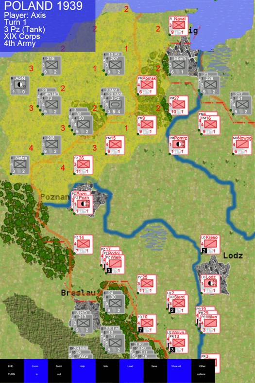 #1. Wargame: Poland 1939 (Windows) Bởi: DK Simulations