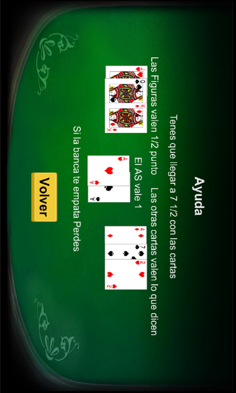 juego de cartas 7 y medio