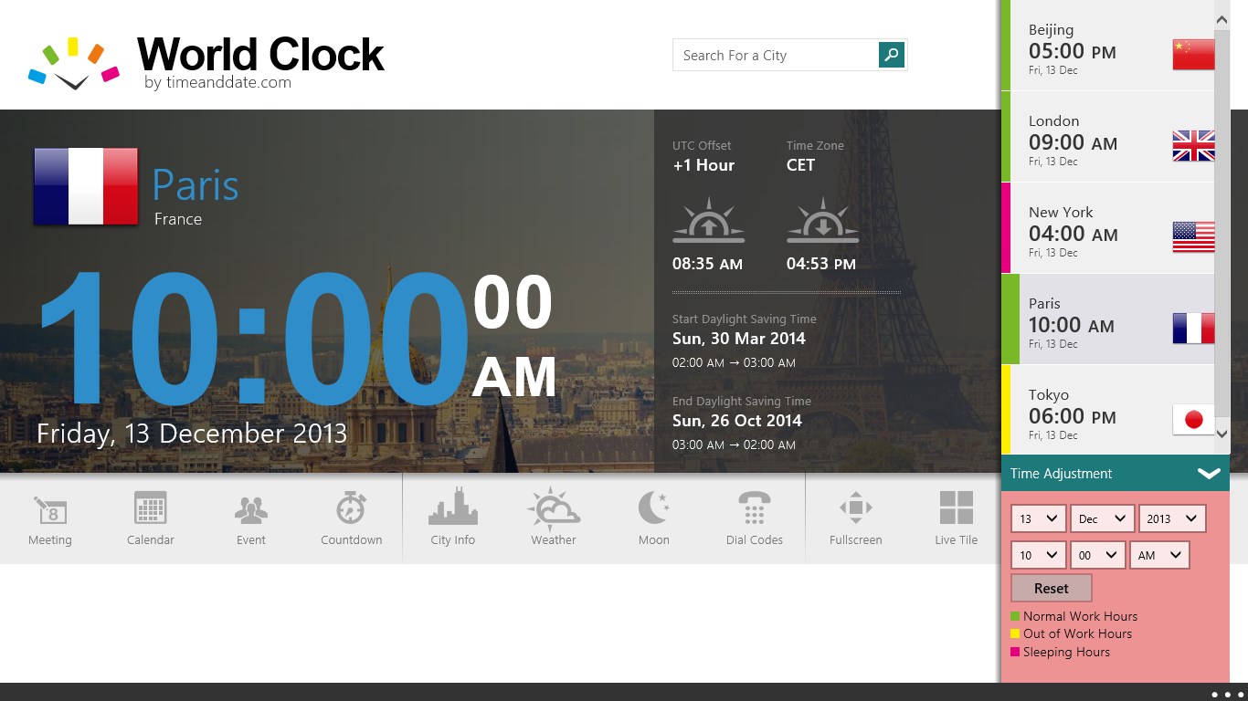 How to use the world time clock in the Clock app in Windows - Microsoft  Support