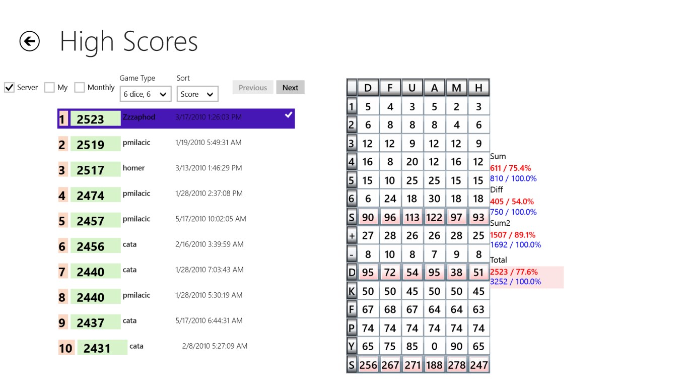 PlayScore 2 — Приложения Майкрософт