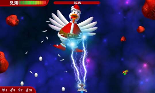Chicken Invaders 3 Xmas HD screenshot 1